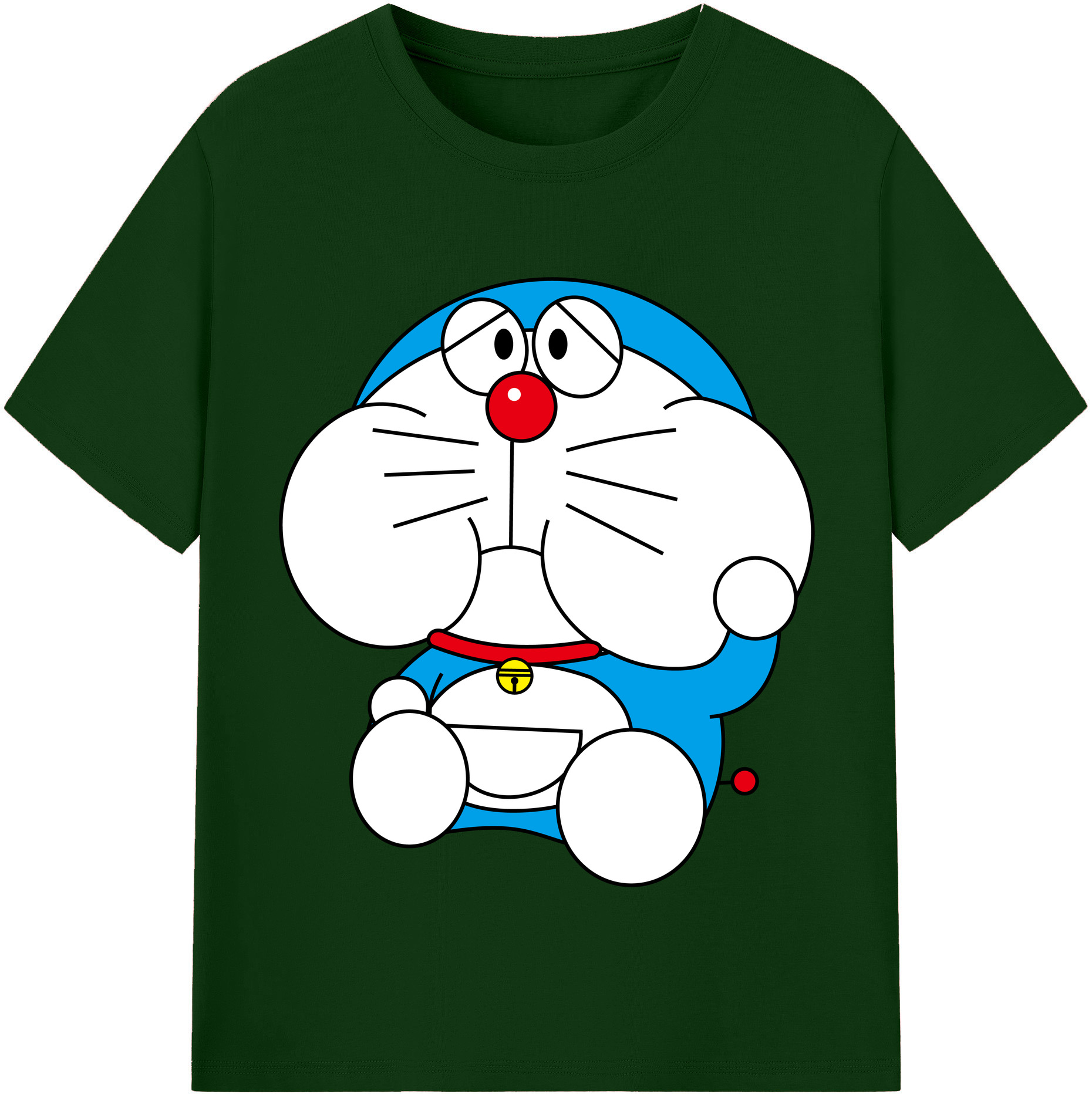 （画像用） ドラえもん Doraemon 綿100％半袖Tシャツ（フロントプリント）